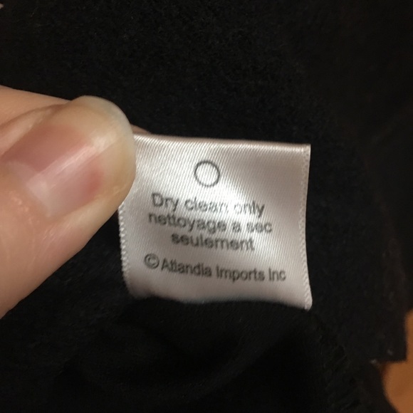 ICELANDIC DESIGN 100% Wool Black Full Zip Sweater - Picture 7 of 8